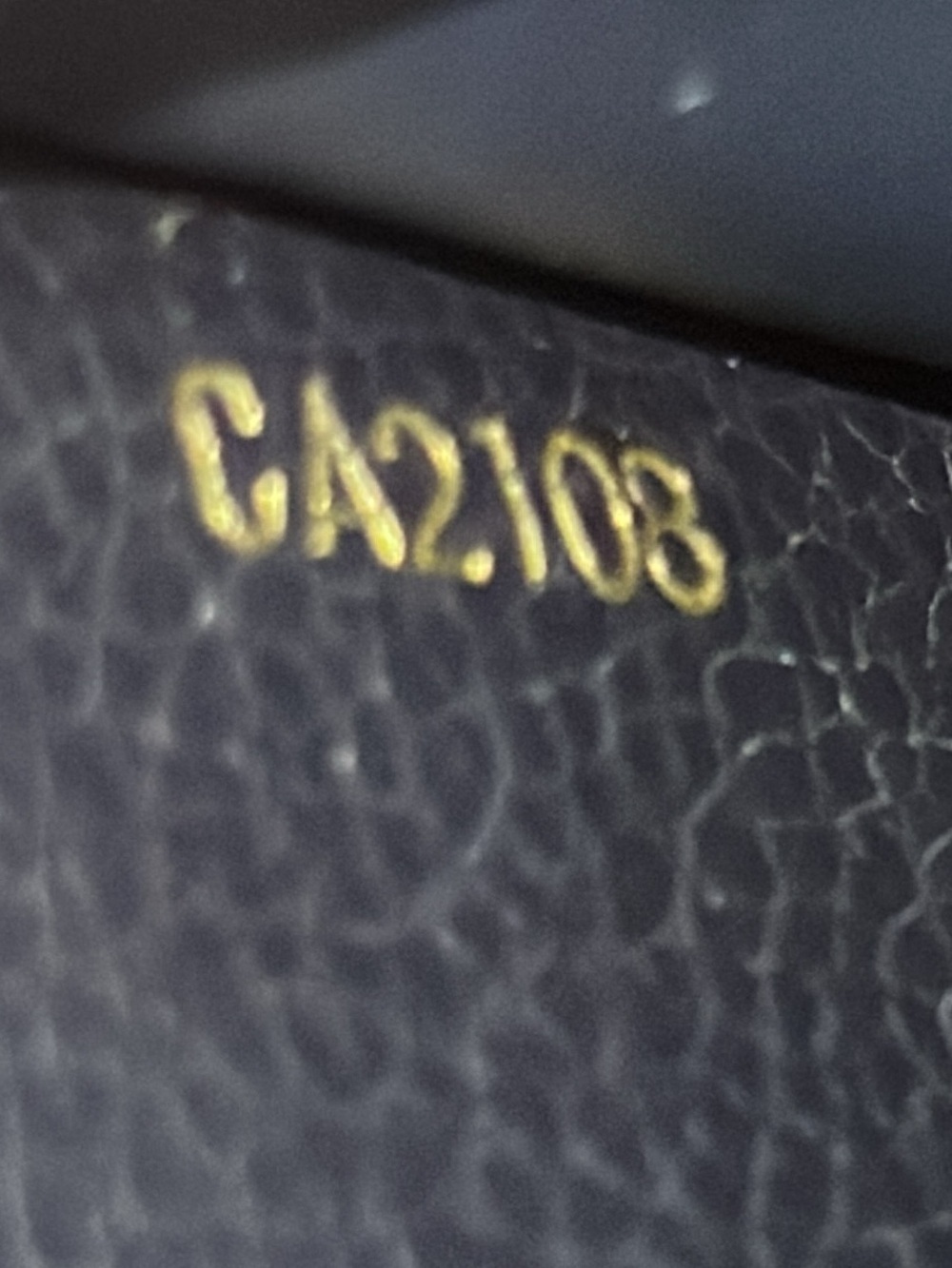 Louis Vuitton Navy Blue Emprente Leather Wallet - Picture 12 of 15
